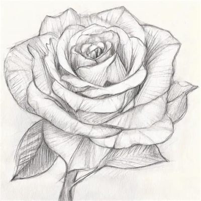 how to draw a rose sketch on your canvas of imagination